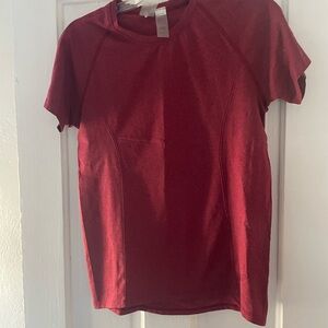 Calia performance Women's Red Short Sleeve Top size large